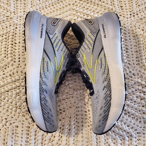 Brooks Glycerin 20 Shoes Womens Size 7.5 Gray Blue Running Sneakers Comfort - Picture 4 of 7